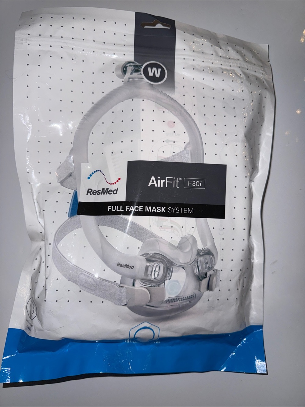 Airfit F30i FRAME SYS W/std-AMER Ref 63333 full face mask system resmed